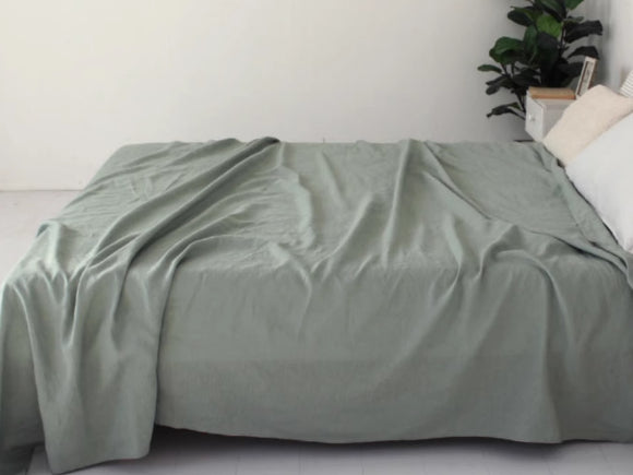Pure Linen Quilt Cover Linen Bed Sheet