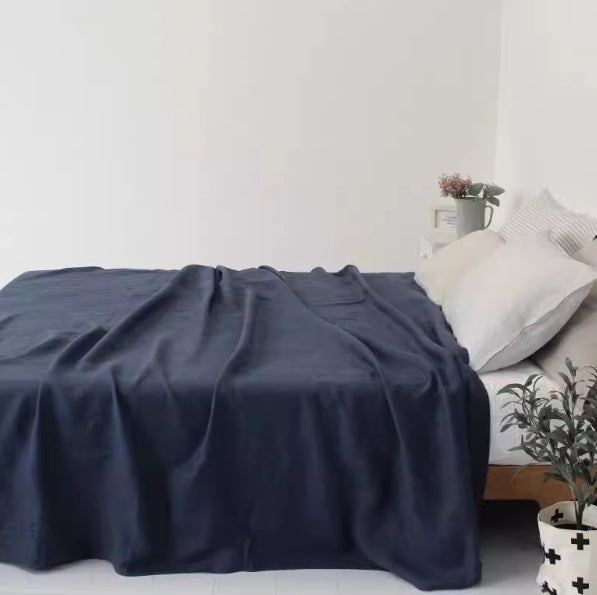 Pure Linen Quilt Cover Linen Bed Sheet