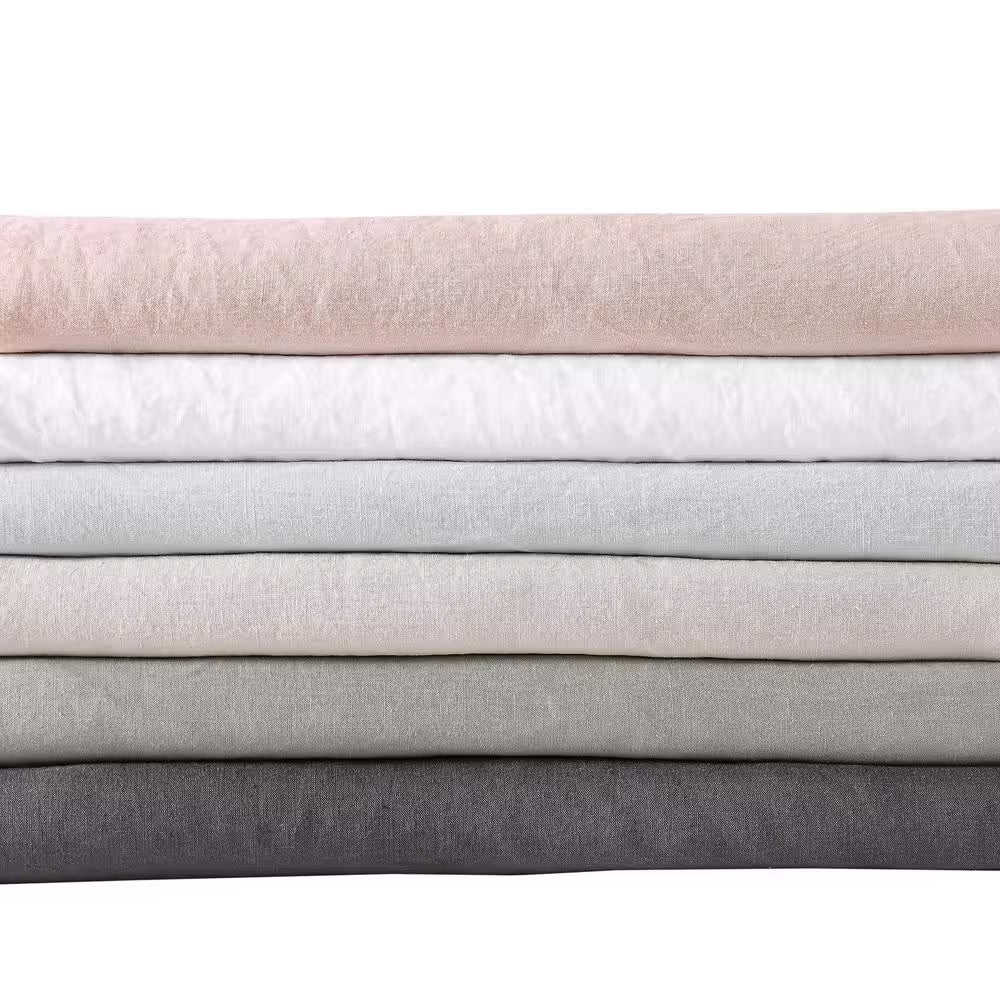 Linen Olive Green California King 4-Piece Sheet Set