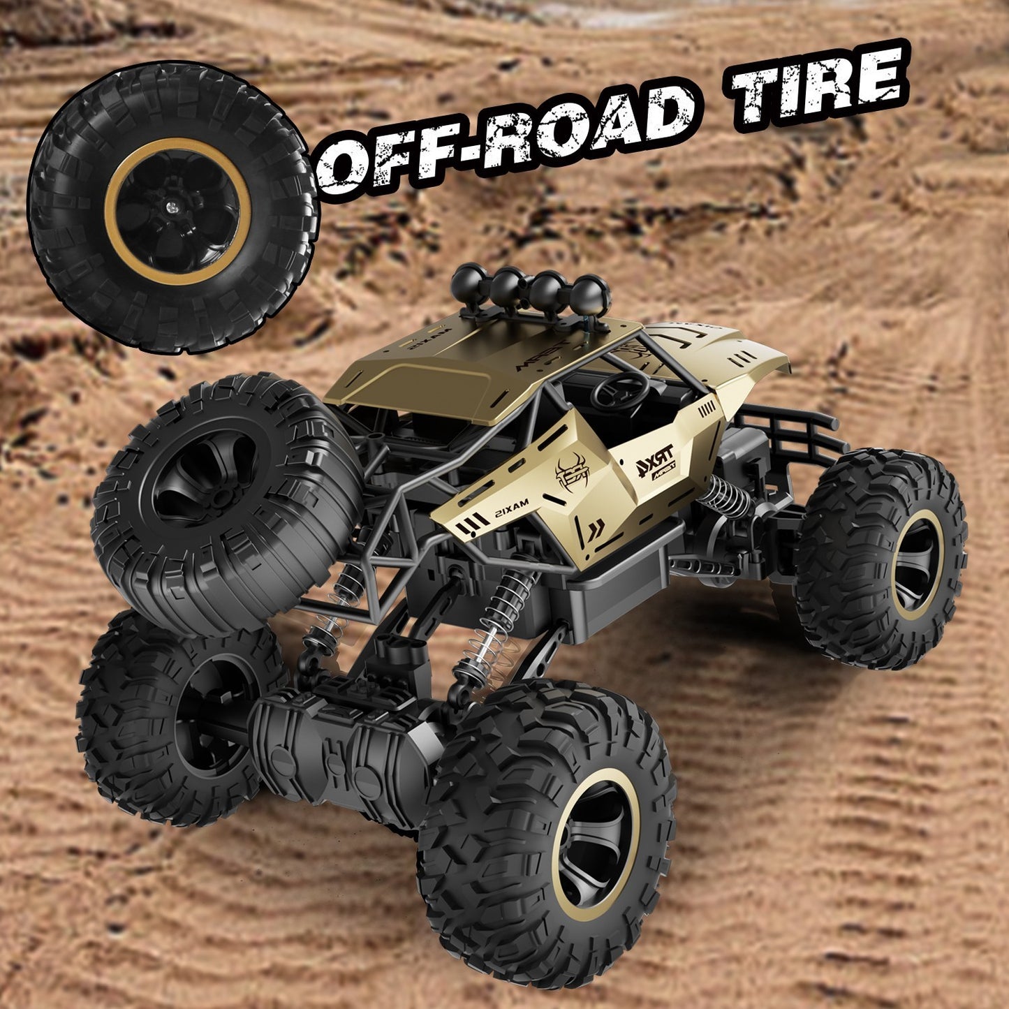 XL Large Remote Control RC Cars Big Wheel Car Monster Truck 4WD Kid Toy Electric