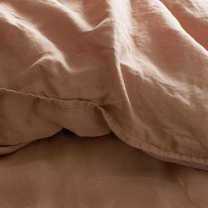 Legends Hotel Terracotta Washed Linen Standard Pillowcases (Set of 2)