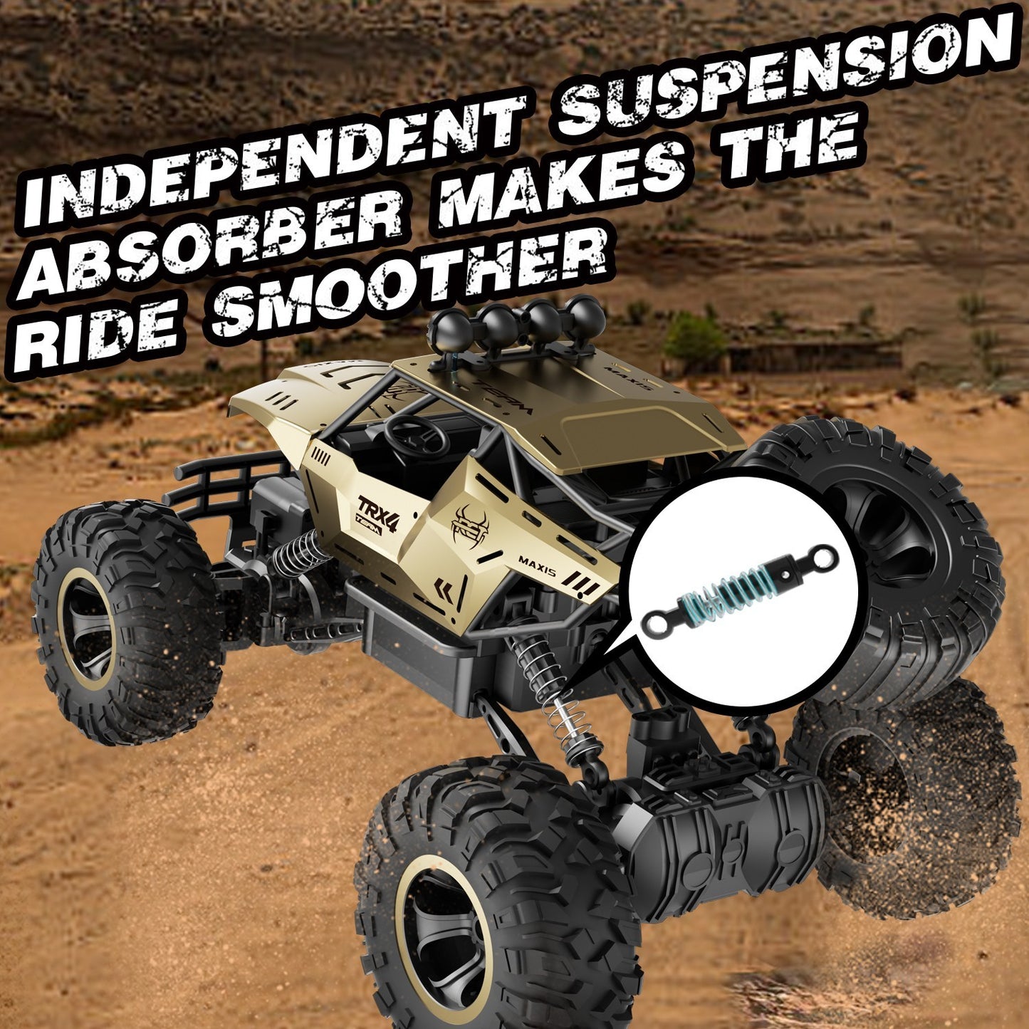 XL Large Remote Control RC Cars Big Wheel Car Monster Truck 4WD Kid Toy Electric