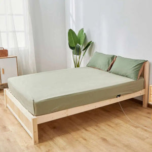 GroundBeds Luxe – Grounding Grounded Silver Fiber Antibacterial Fabric Anti-static Bed Sheet