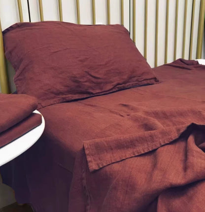Pure Linen Quilt Cover Linen Bed Sheet