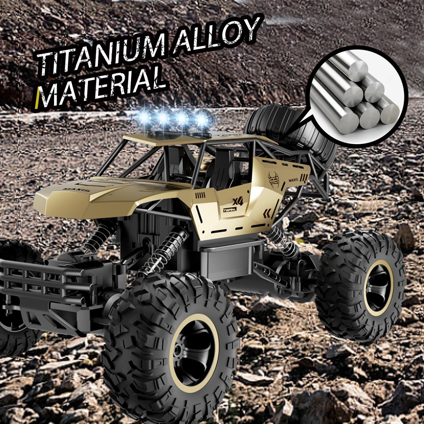 XL Large Remote Control RC Cars Big Wheel Car Monster Truck 4WD Kid Toy Electric