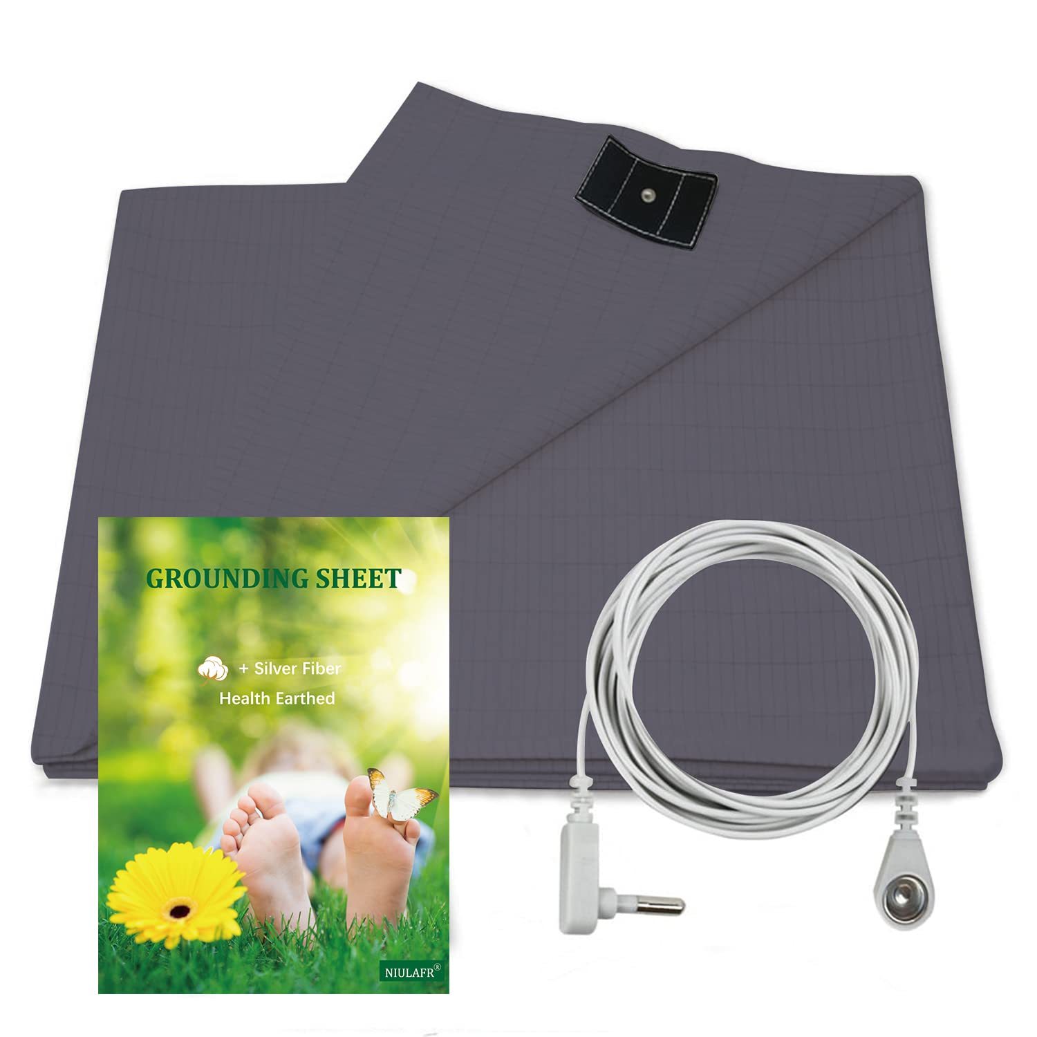 GroundBeds™ Luxe – Household Grounding Anti-Static Bed Sheet