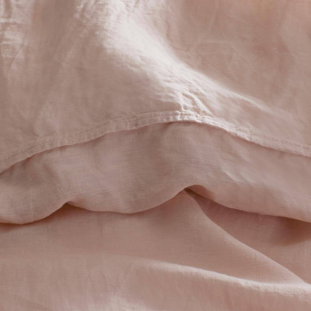 Legends Hotel Rose Washed Linen King Pillowcases (Set of 2)
