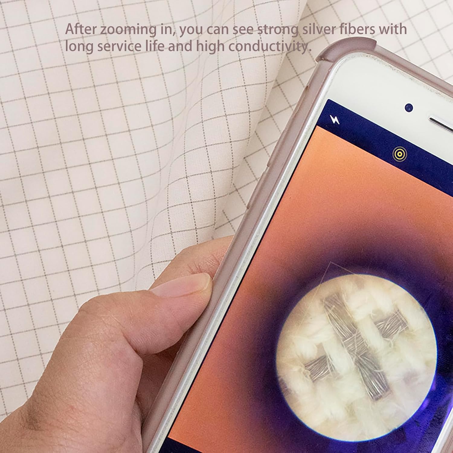 Silver Fiber Grounding Bed Sheet