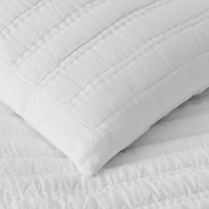 Legends Hotel White Washed Linen Full/Queen Quilt