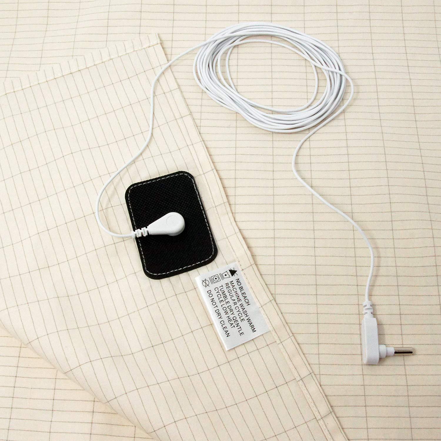 GroundBeds™ Luxe – Household Grounding Anti-Static Bed Sheet