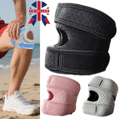 1X Wellknee Knee Brace,Well Knee Sleeve For Women Men,Adjustable Patellar Tendon  P Ink