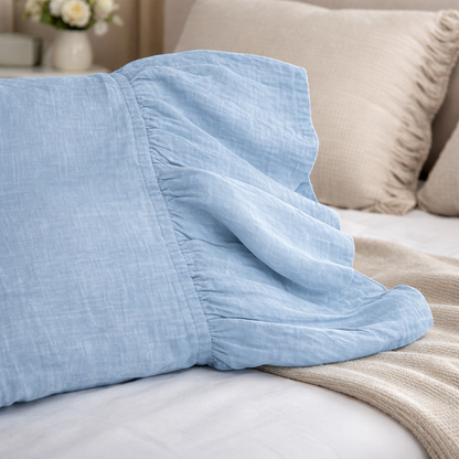 Linen Fishtail Pillowcase