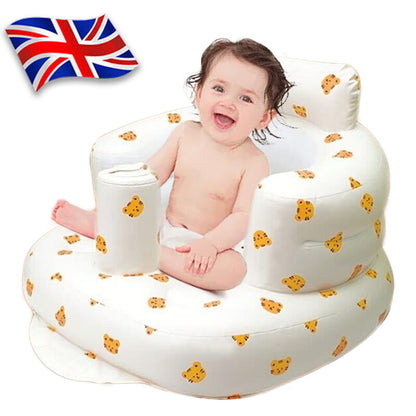 Baby Inflatable Support Seat For 3 Months & Up Baby Shower Chair Floor Seater