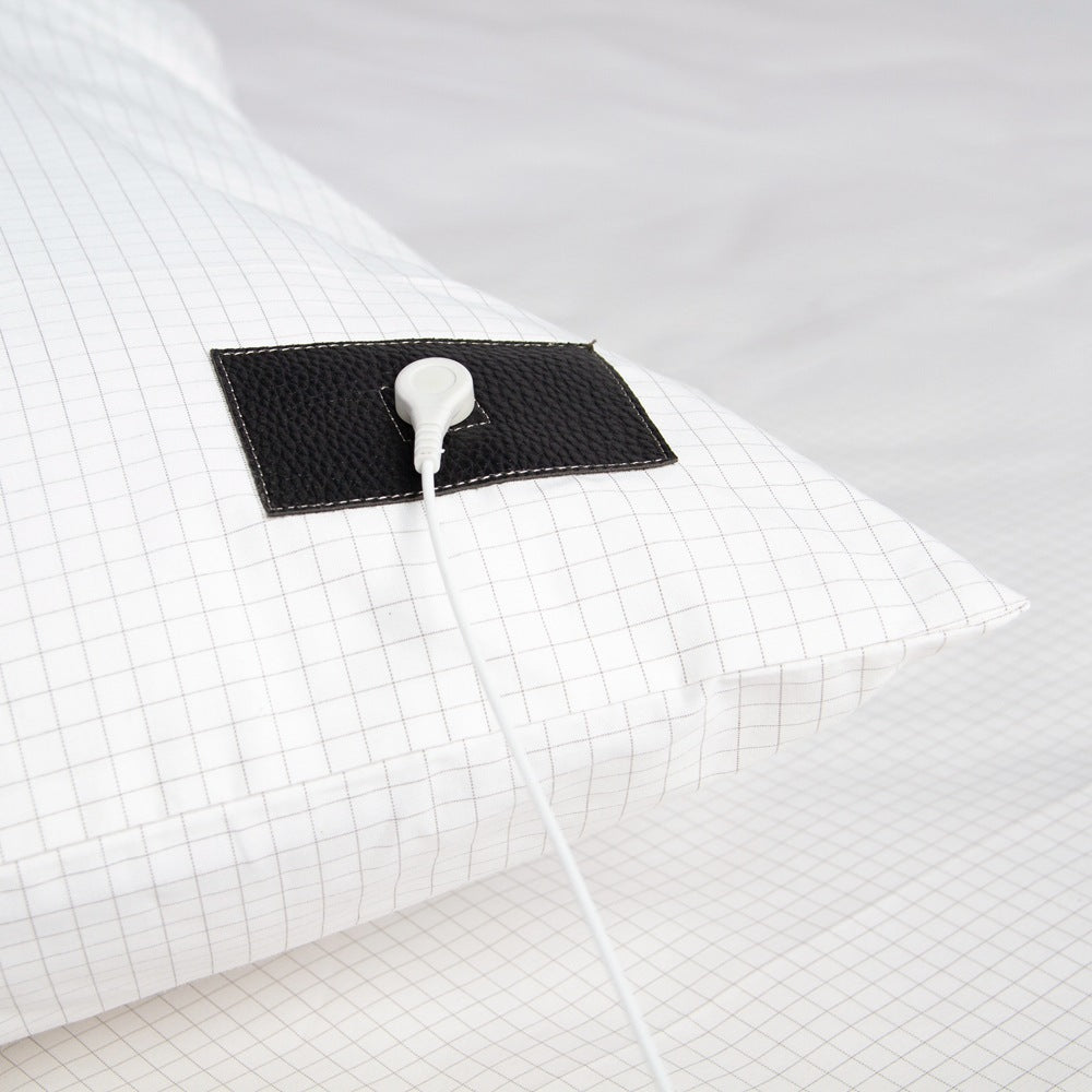 GroundBeds Luxe – Square Conductive Grounding Gas Pillowcase