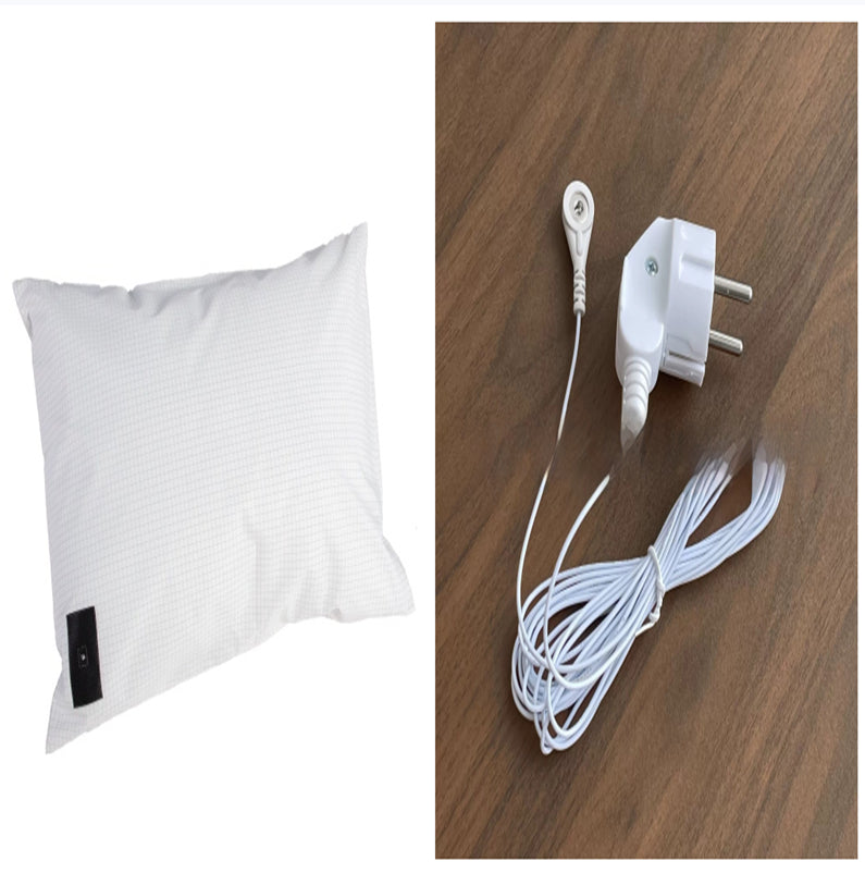 GroundBeds Luxe – Square Conductive Grounding Gas Pillowcase