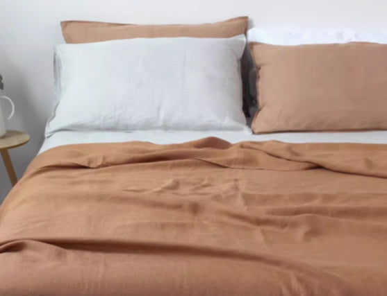 Pure Linen Quilt Cover Linen Bed Sheet