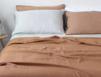 Pure Linen Quilt Cover Linen Bed Sheet