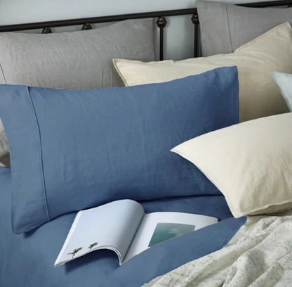 Pure Linen Quilt Cover Linen Bed Sheet