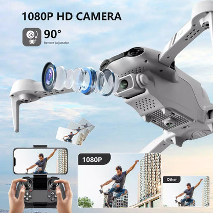 F10 Foldable Drone With Camera For Adults,1080P HD FPV Live Video RC Quadcopter