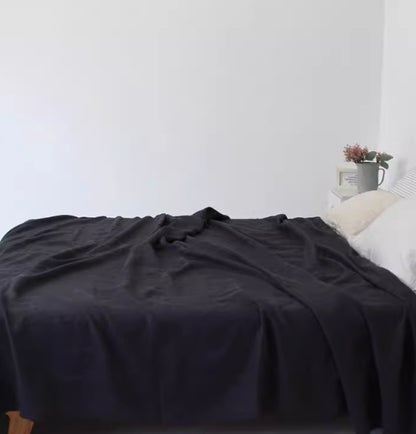 Pure Linen Quilt Cover Linen Bed Sheet