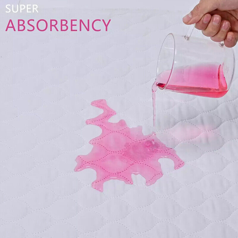 Reusable Incontinence Bed Pad Absorbent Washable Bed Mattress Protector 80X120cm