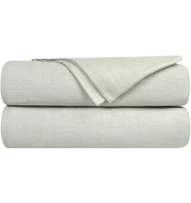 100% French Linen Sheet  – Queen Size Luxury Breathable Linen Bedding