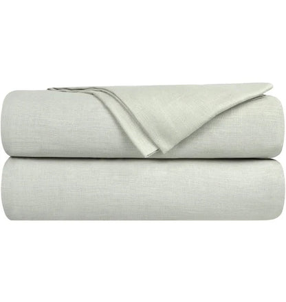 100% French Linen Sheet  – Queen Size Luxury Breathable Linen Bedding